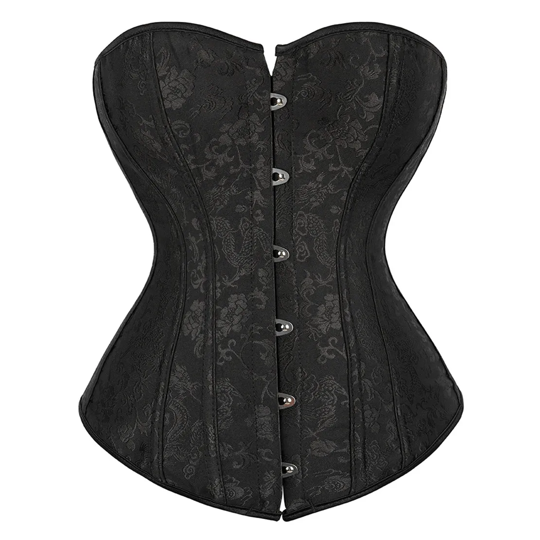 

Women Corset Sexy Slim Burlesque Satin Body Shaper Strapless Overbust Plus Size Corset And Bustier