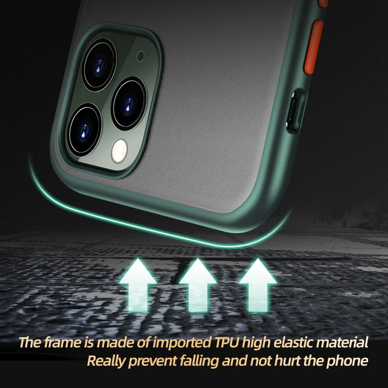 Чехол KUULAA для iPhone 11 Pro Max Роскошный прозрачный защитный чехол телефона i Phone ProMax