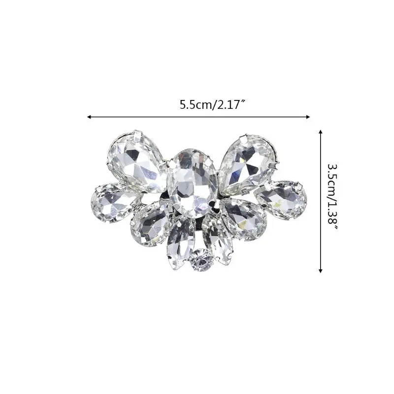 

Classic Rhinestone Shoe Buckle Imitation Gemstone DIY High Heels Decorated
