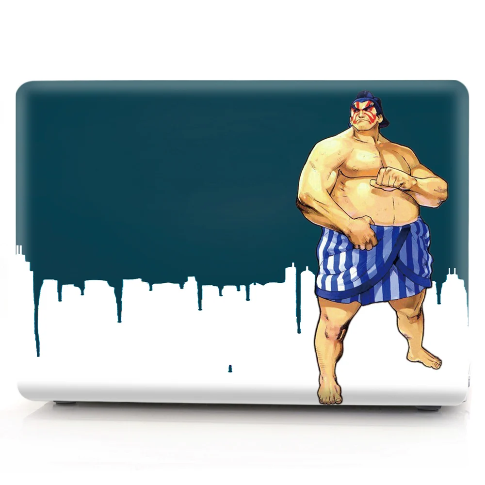 Новый 2019 сумо принт в виде ракушки чехол для ноутбука MacBook Air Pro Retina 11 12 13 15 3 4 дюймов