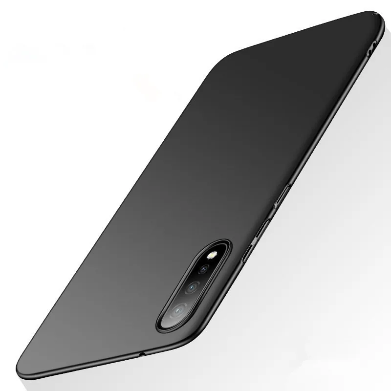 Тонкий жесткий чехол из поликарбоната для Vivo V17 Neo V17Neo матовый армированный
