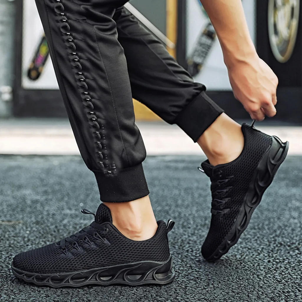 Мужские кроссовки SAGACE удобные повседневные дышащие Нескользящие износостойкие