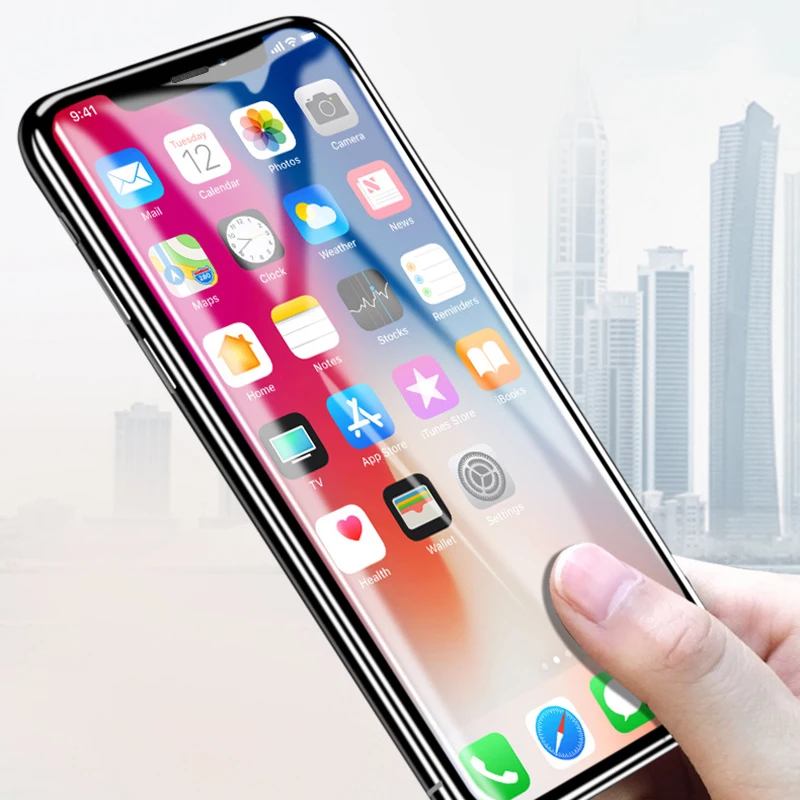 5D защитное закаленное стекло для Iphone 7/8 7/8plus 6 s/6 plus X/xs Xr Xsmax|Защитные стёкла и