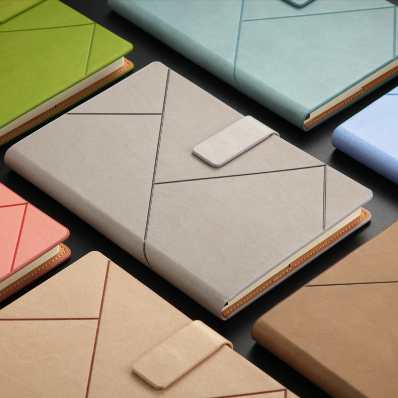 

RuiZe creative Magnetic notebook planner agenda 2021 A5 B5 leather notepad diary hard cover office school stationery supplies