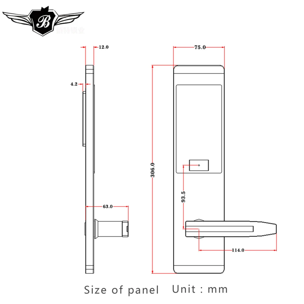 Интеллектуальная безопасность электронный сенсорный экран цифровой код