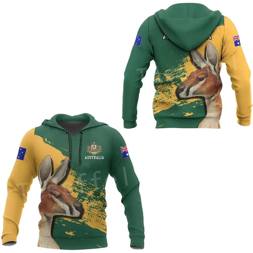 

Tessffel Australia kangaroo Symbol Country Flag Harajuku Pullover Sweatshirt Funny Tracksuit 3DPrint Men/Women Casual Hoodies 10