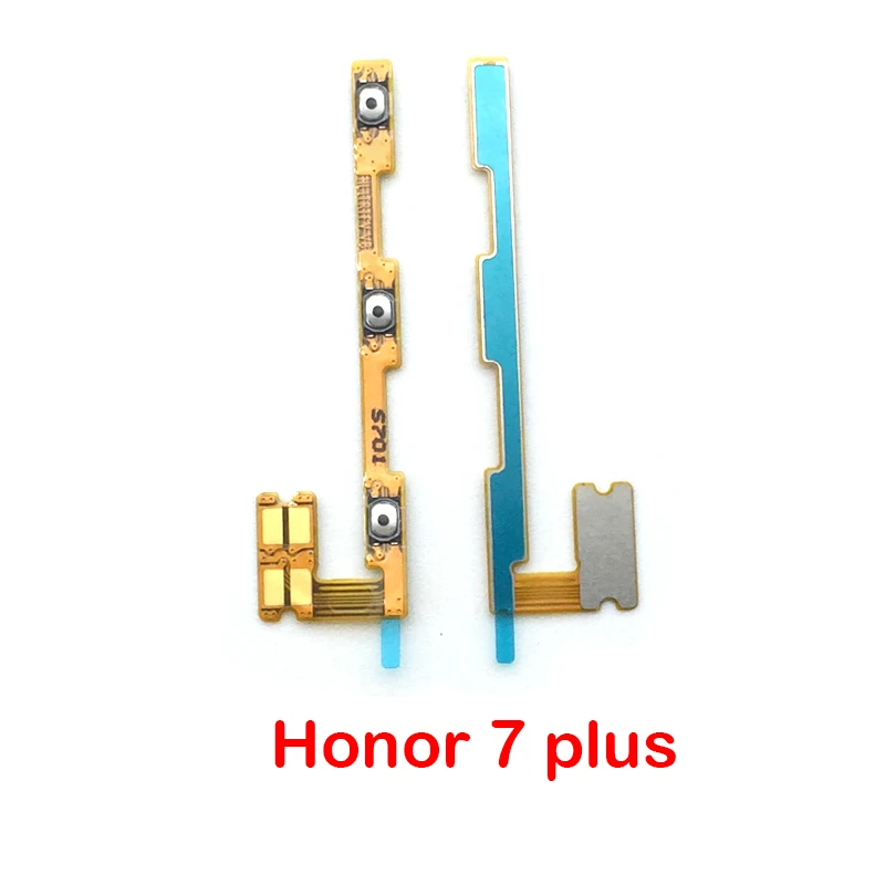 Honor 7 Plus Для huawei honor 4C Pro 7S 6X 7X/6 7 plus/8 9 lite/honor 10/P Smart power On Off Key громкость вверх-вниз гибкий кабель боковой кнопки кабель - Цвет: Honor 7 Plus