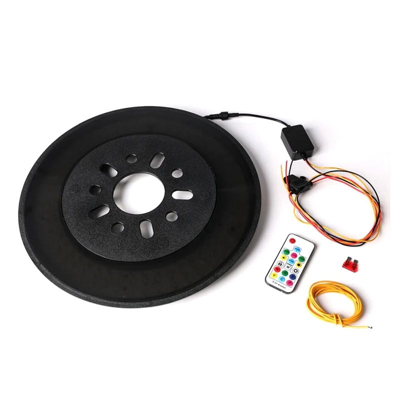 

RGB Third Brake Light, RGB Spare Tire Lights with Remote Controller for Jeep Wrangler JK JKU YJ TJ LJ JL RGB Brake Light