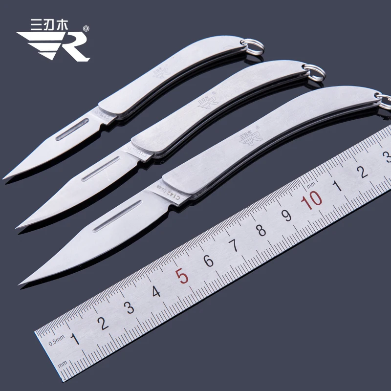 Sanrenmu C97 C117 C142 складной карманный мини EDC нож с отверстием для шнурка