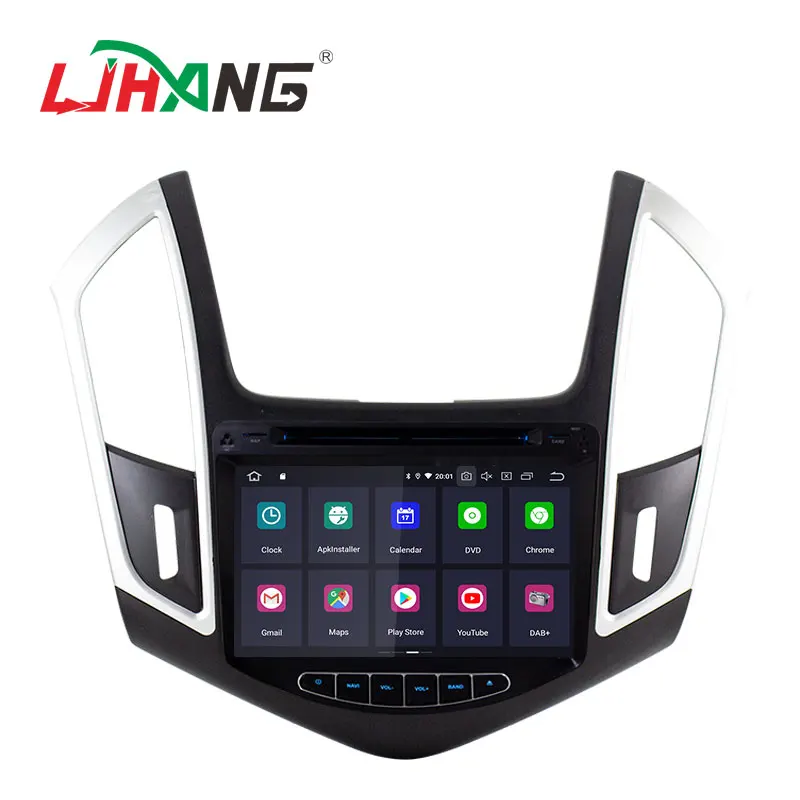 Автомобильный мультимедийный DVD-плеер LJHANG 8 дюймов Android 10 для CHEVROLET CRUZE 2013 2014 2015 2 Din