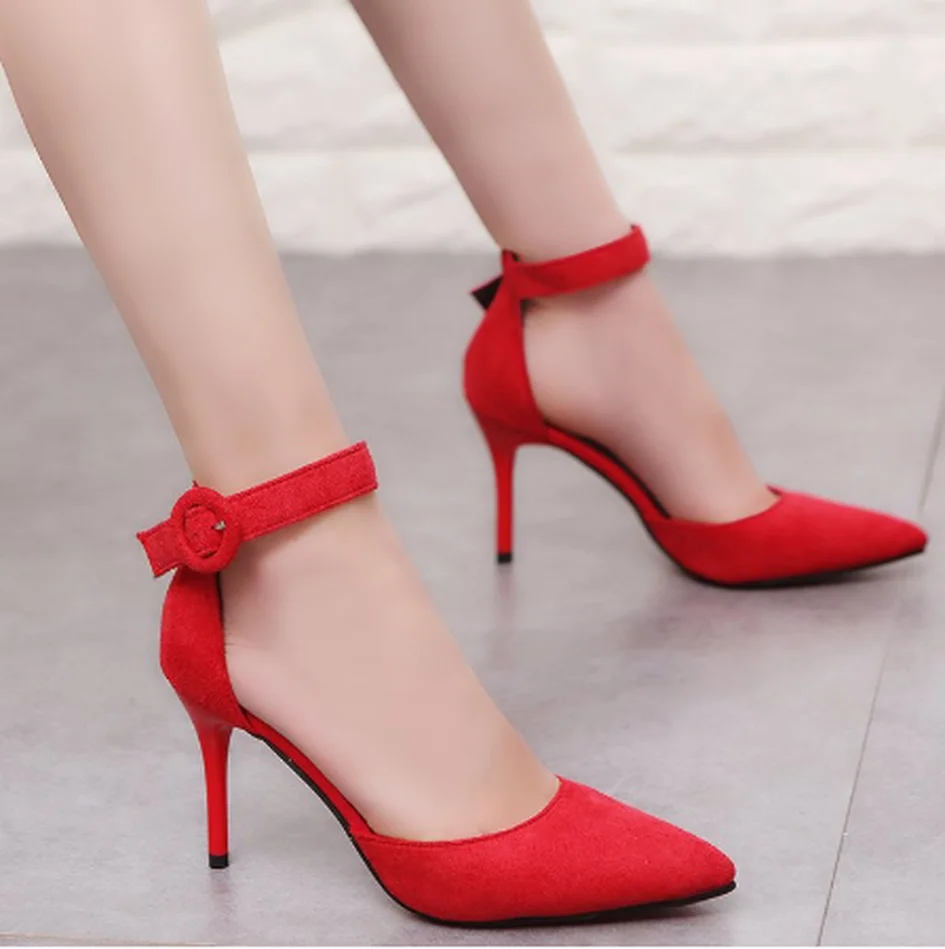 Новое поступление корейские лаконичные туфли-лодочки для торжеств офисные туфли