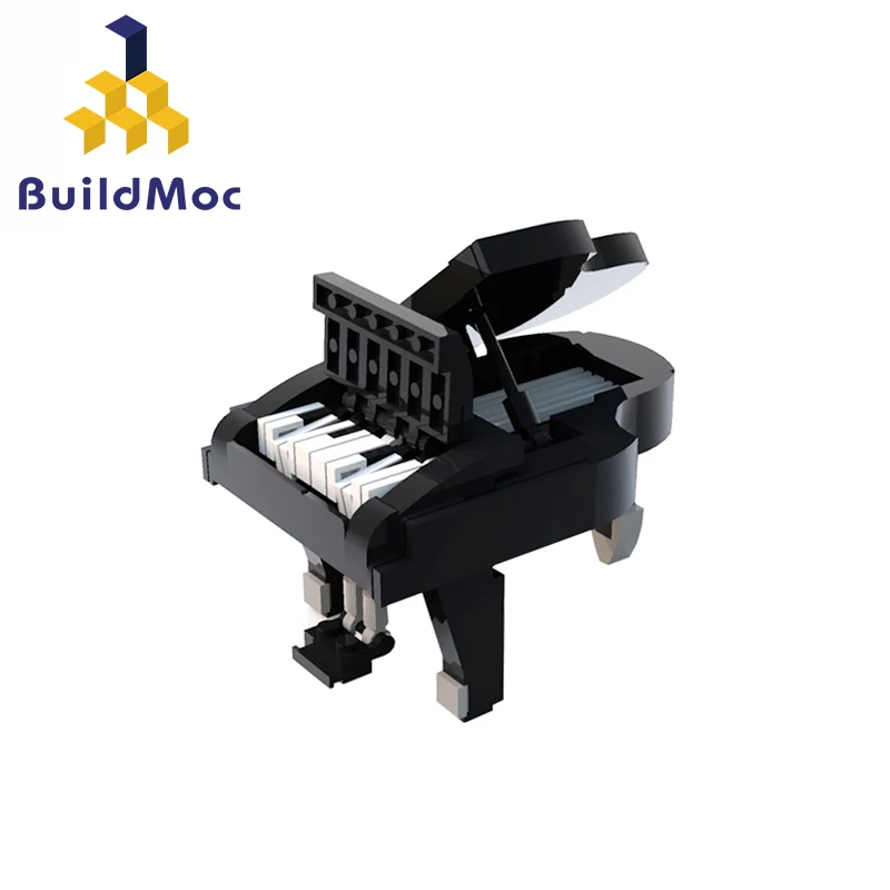 

MOC Compatible Blocks The Piano Drum Guitar DIY Building Blocks Bricks Education Toys for Children Girls Gift 179PCS