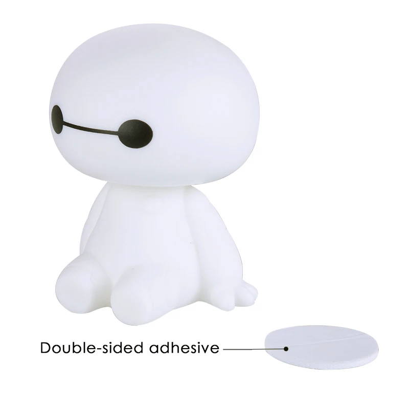 Мультфильм Пластиковый робот Baymax неваляшка Рисунок украшения авто Интерьер