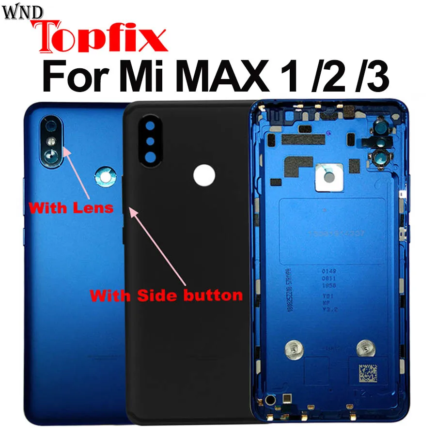 Задняя крышка батарейного отсека для Xiaomi Mi MAX 3 корпус MAX3 среднее шасси Max 2 Крышка