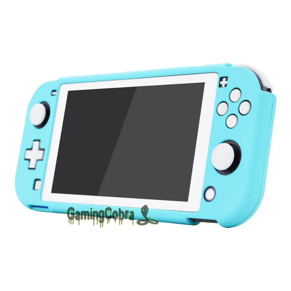 Мягкий защитный жесткий чехол PlayVital небесно-голубого цвета для NS Switch Lite-1