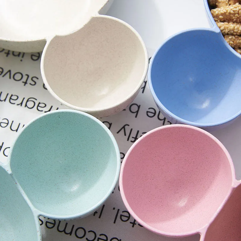 Бамбуковая детская посуда Микки Детская разделенная миска Экологичная тарелка