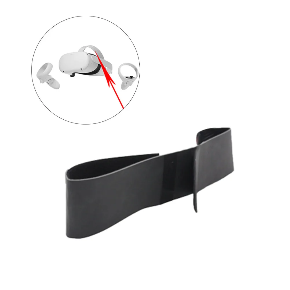

Elastic Band Replacement Parts Fixed Portable Game Accessories Headband Solid Easy Clean Relieves Pressure For Oculus Quest 2 VR