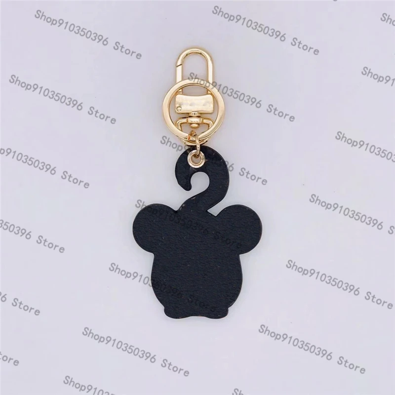 

2021 New High Quality Mouse Keychain Acrylic Christmas Gift Keychains for Car Keys Ring Decoration Accessories Without Box