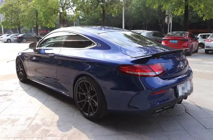 Спойлер для W205 Coupe 2015-2018Z Mercedes-Benz C-class спойлер купе из АБС-пластика цветной задний