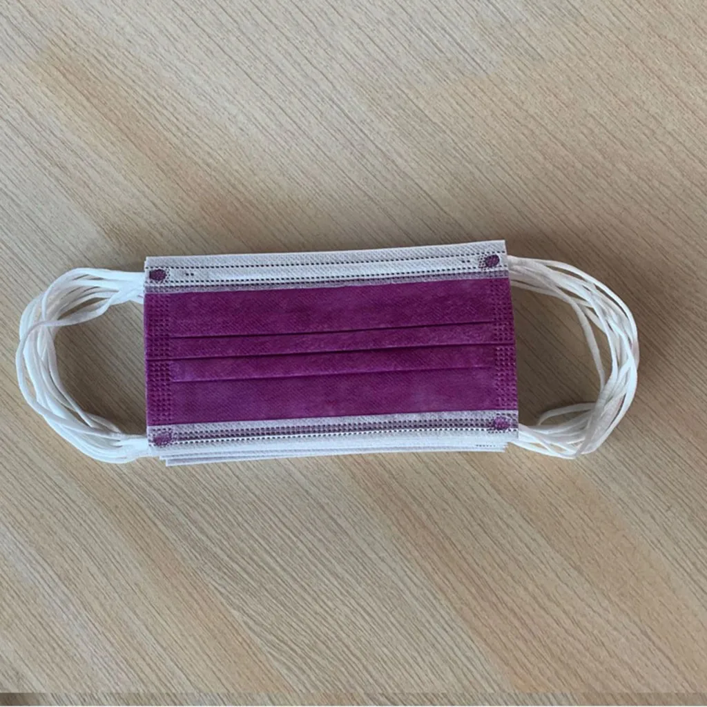 10/50/100 шт. взрослых Mascarilla одноразовая маска для лица 3ply петли уха Mascherine Lavabili маске
