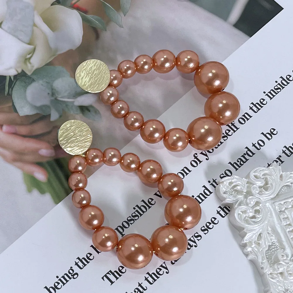 Серьги в стиле бохо с жемчужинами и матовыми бусинами для женщин 2021 трендовые