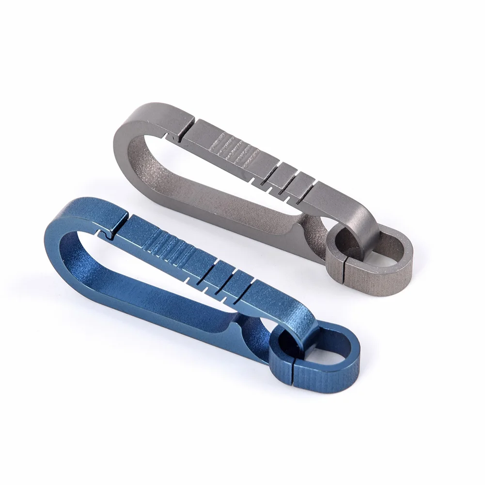 

Titanium Alloy Keychains Car Key Ring Waist Keychain Pendant Hanging Creative Body Personality Men And Women Waist Hang Simple