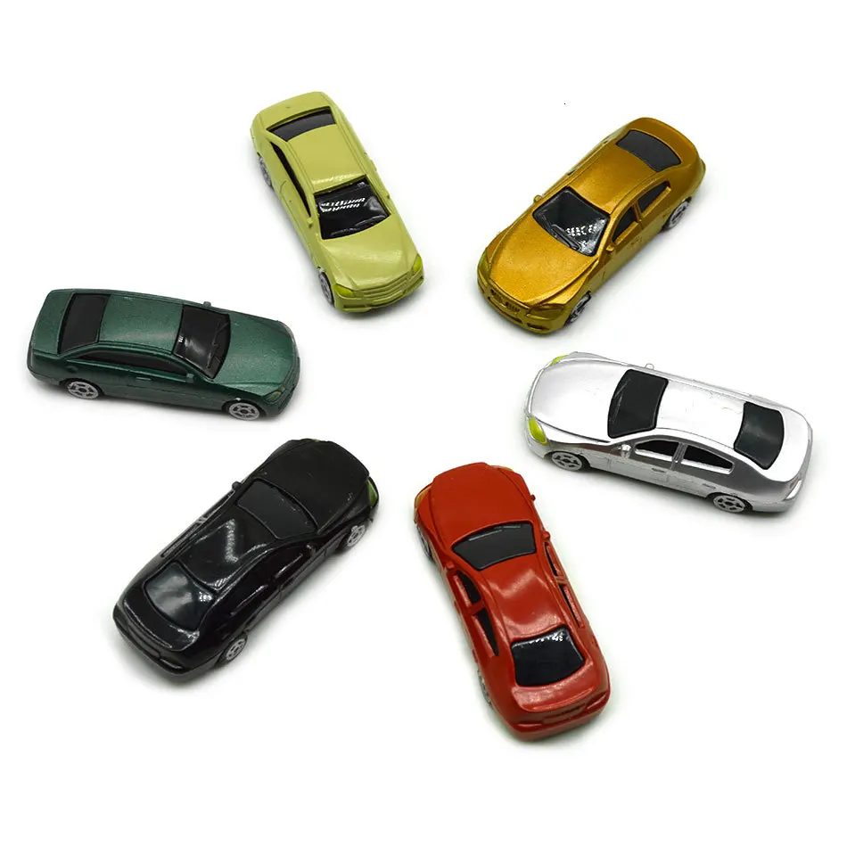 Масштаб 1: 75 модель автомобиля Модель игрушки ABS пластиковая Уменьшенная модель окрашенный автомобиль для макета поезда мальчики и девочки игрушки