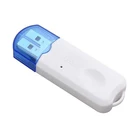 USB AUX Bluetooth-совместимый приемный беспроводной аудио адаптер стерео с микрофоном для USB Автомобильный MP3-плеер Динамик передатчик