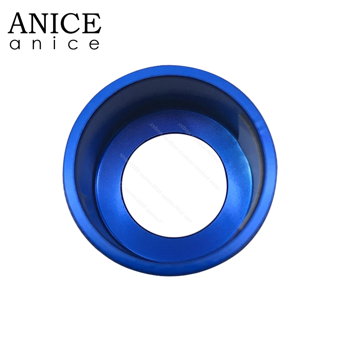 blue Aluminium Alloy Rearview Mirrors Switch Ring Cover Trim Fit for Toyota Fortuner Hilux Prius Alphard Vellfire | Автомобили и