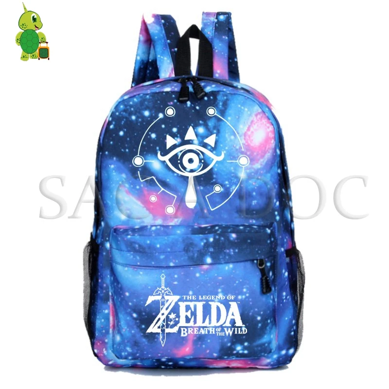 17 Легенда о Зельде игровой рюкзак для Galaxy Link Majora's Mask школьные сумки для подростков девочек мальчиков путешествия рюкзак Детский рюкзак для книг - Цвет: 17