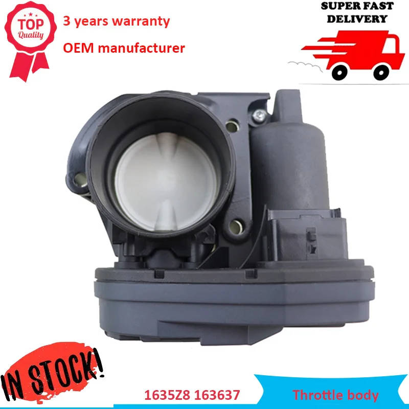 0280750164 52 мм Новый дроссельной заслонки в сборе 96618090800 для Citroen C2 C3 C4 Berlingo Xsara Picasso