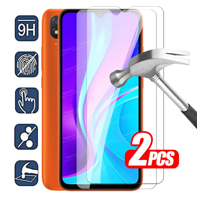 

2pcs Protective Tempered Glass Redmi 9c NFC Glass Screen Protector For Xiaomi Redmi 9 C Xiomi Redmi9C Redme Redmy 9C Phone Film