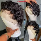 Парики из человеческих волос на сетке спереди VINIDA STYLE 4*4, бразильские передние парики с диафрагмой, плотность 150%, Детские волосы без Реми