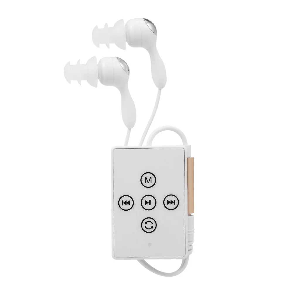 

IPX8 Mini Waterproof MP3 Music Player 8GB FM Radio W/Earphone For Swimming Waterproof MP3 Swimming Mp3 Running Mp3