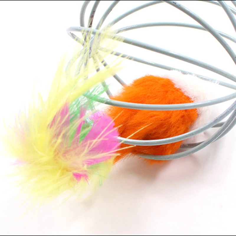 

New Pet Cat Toy Mouse Ball Lovely Kitten Gift Funny Play Toys Mouse Ball Best Gift For Pet Cats Random Color