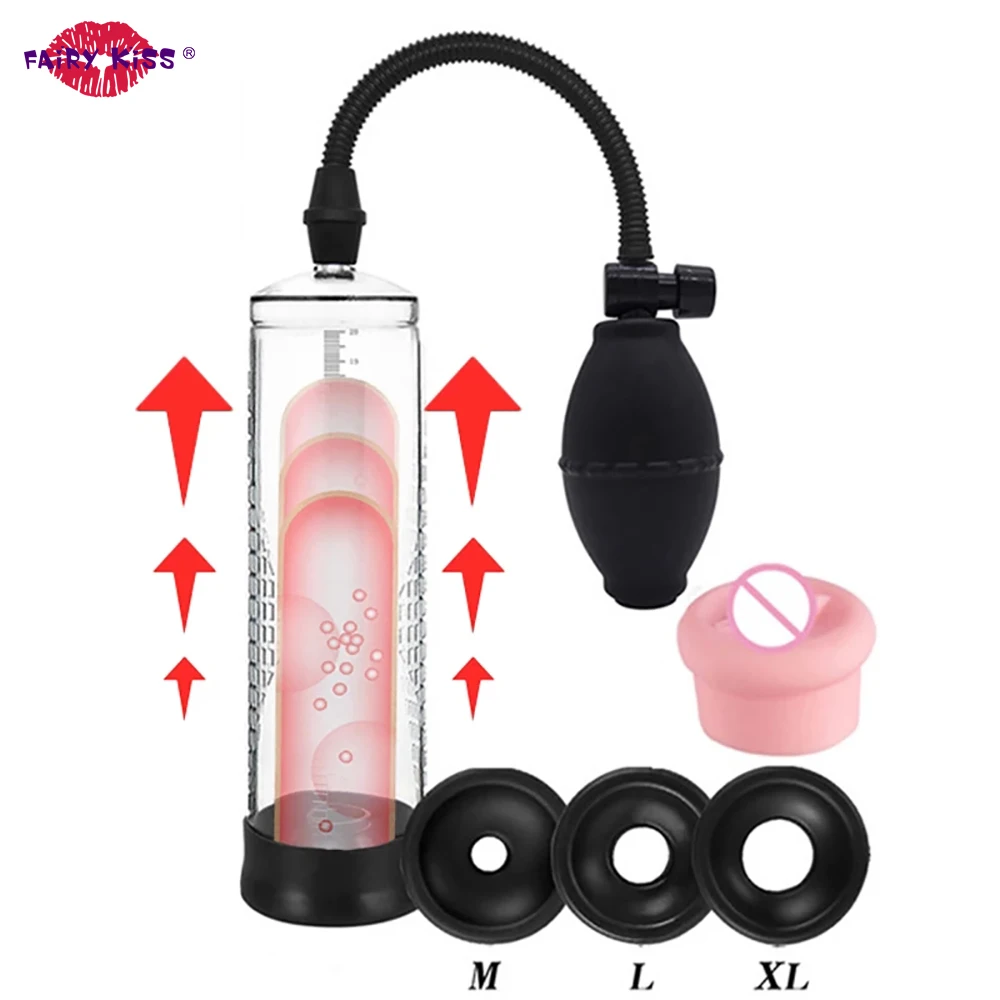 

Penise Extender Vacuum Pump For Men Sex Toys Male Masturbators Enlargement Penis Enlarger Cock Extensions Delayed Ejaculation 18