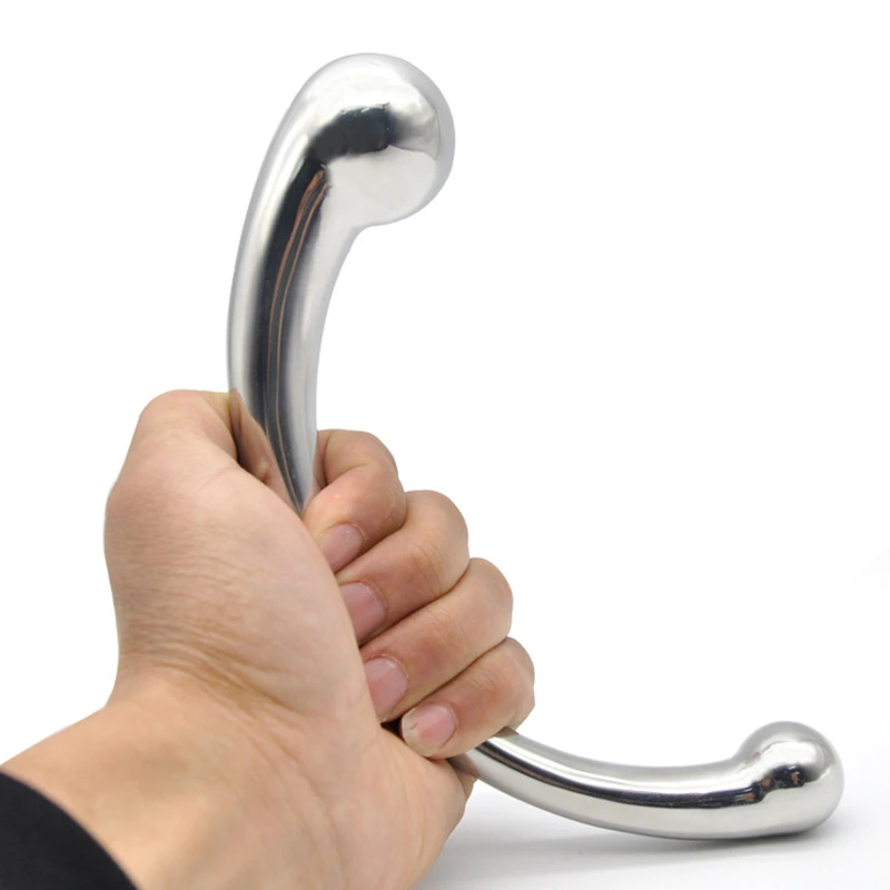 Stainless Steel G-Spot Wand Massage Stick Metal P-Spot Stimulation Anal Hook Butt Plug Anus Sex Toys For Women Man Masturbator | Красота и