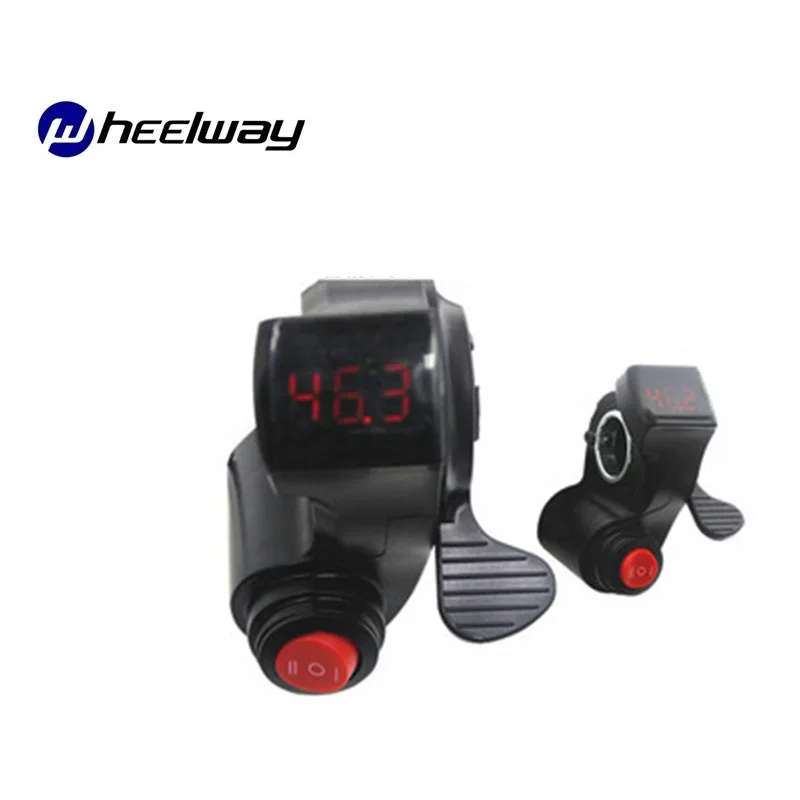 Дроссельная заслонка на палец для электрического велосипеда с 3 мя скоростями