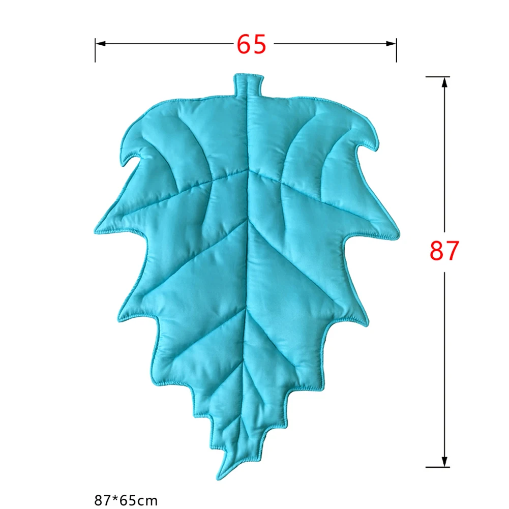 

Pasgeboren Baby Tapijt Kid Kinderen Room Decor Bladvorm Zachte Kruipen Speelkleed