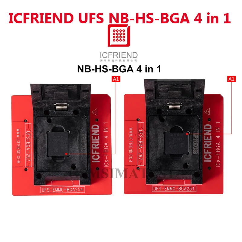 Адаптер для розетки ICFRIEND UFS Φ 4 в 1 (без чипа шифрования) поддерживает 153 297 адаптер |