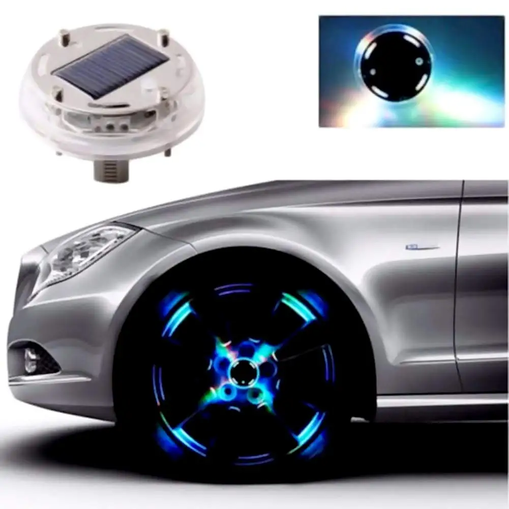 Автомобильные аксессуары 12 светодиодов RGB автомобильная цветная лампа на