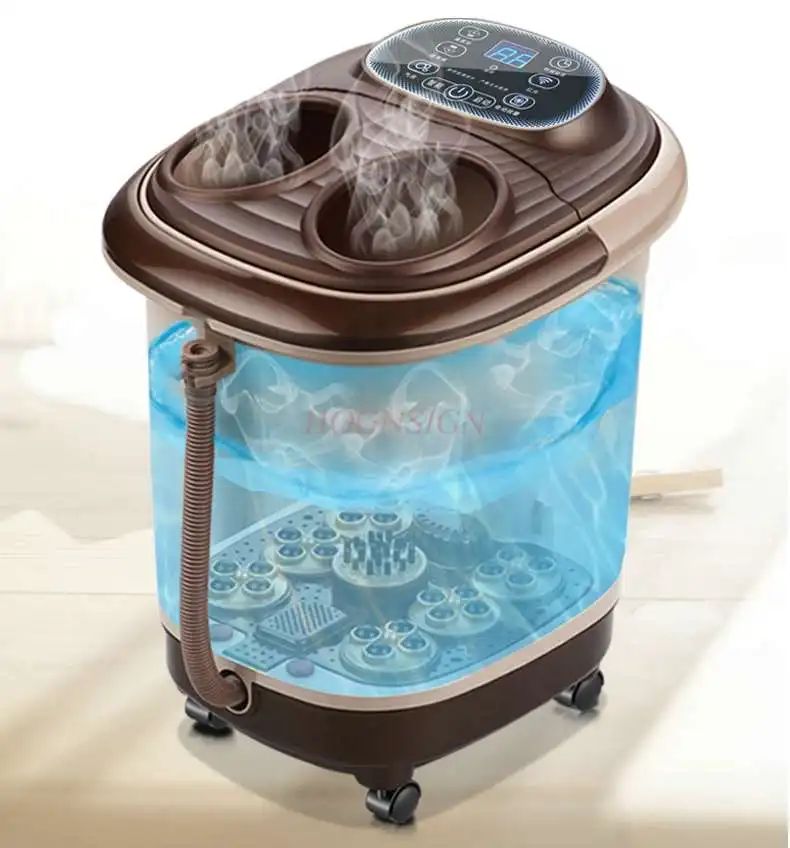 Полностью утоматическая Ванна Массаж ног нагревательная машина Моющее средство