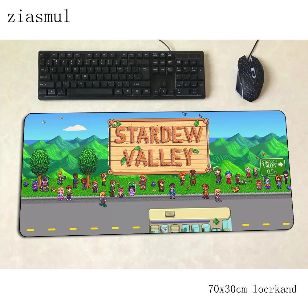 Stardew valley коврики 700x300x3 мм эстетический игровой коврик для мыши большая клавиатура Коврик для мыши Инди поп аксессуары для ноутбука коврик для мыши