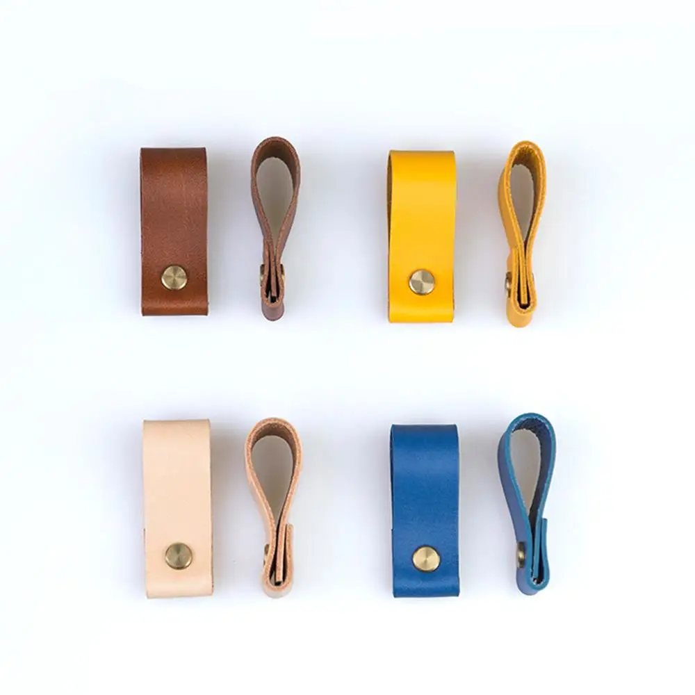 Креативный Американский гардероб дверная ручка ящик кожаная Скандинавская