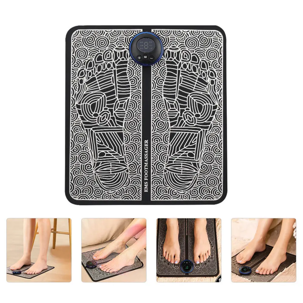

1Pc Portable Foot Muscle Stimulator Safe Foot Mat Foot Point Massager