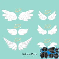 10365mm wings new metal cutting dies decoration scrapbook embossing paper craft album card punch knife