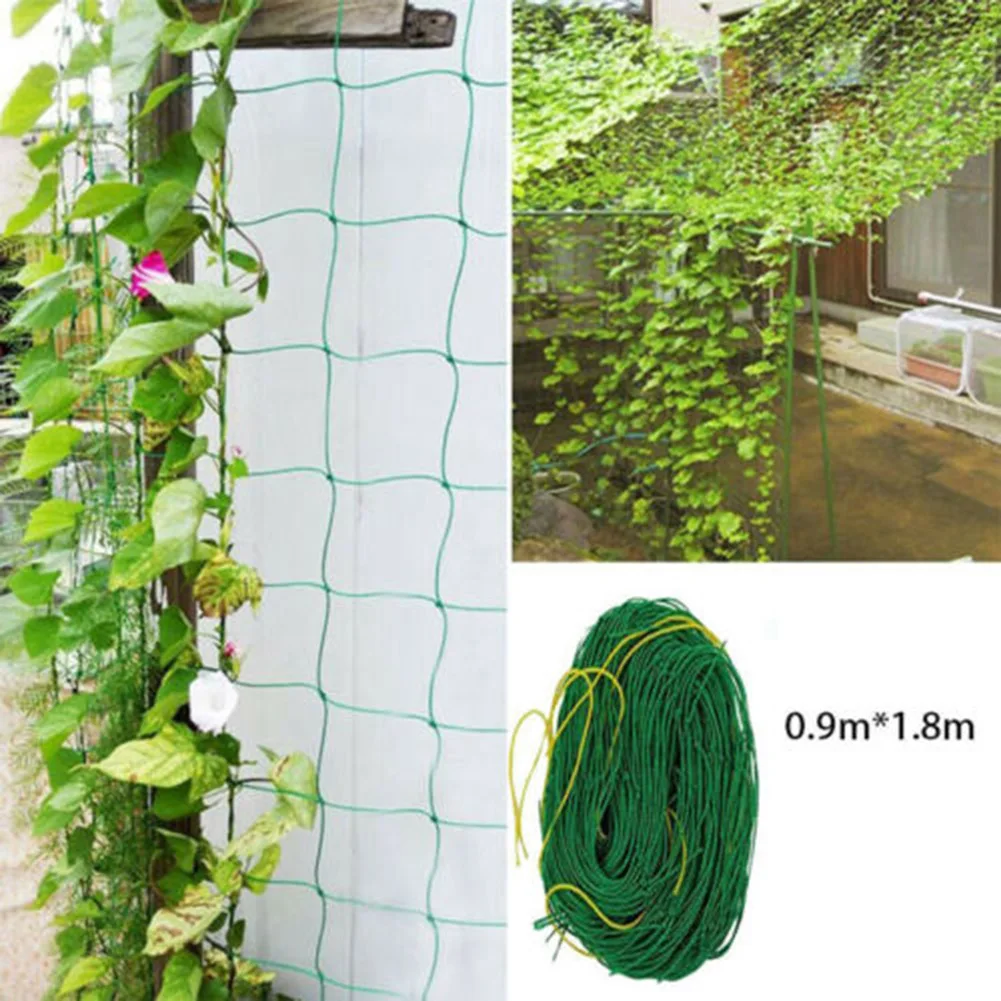 Garden Net Climbing Plant Plastic Support Mesh Clematis Pea Bean Trellis MSU88 | Красота и здоровье