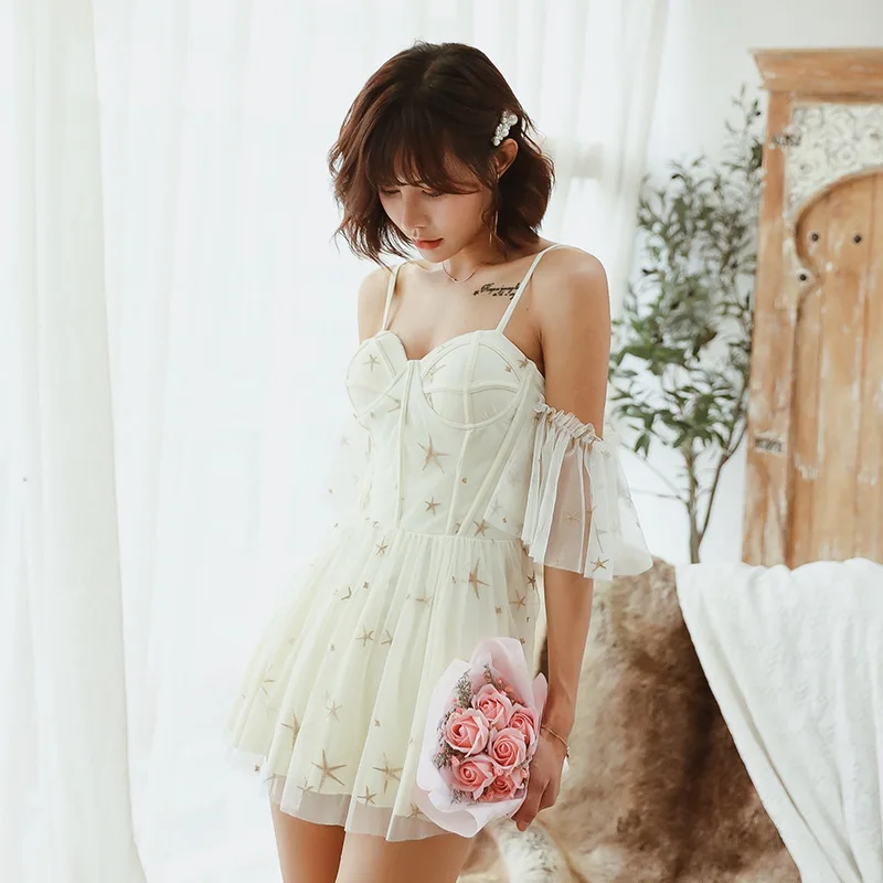 Купальник 1 шт. женский купальник сплошной с пуш-ап трикини Сексуальные Японские