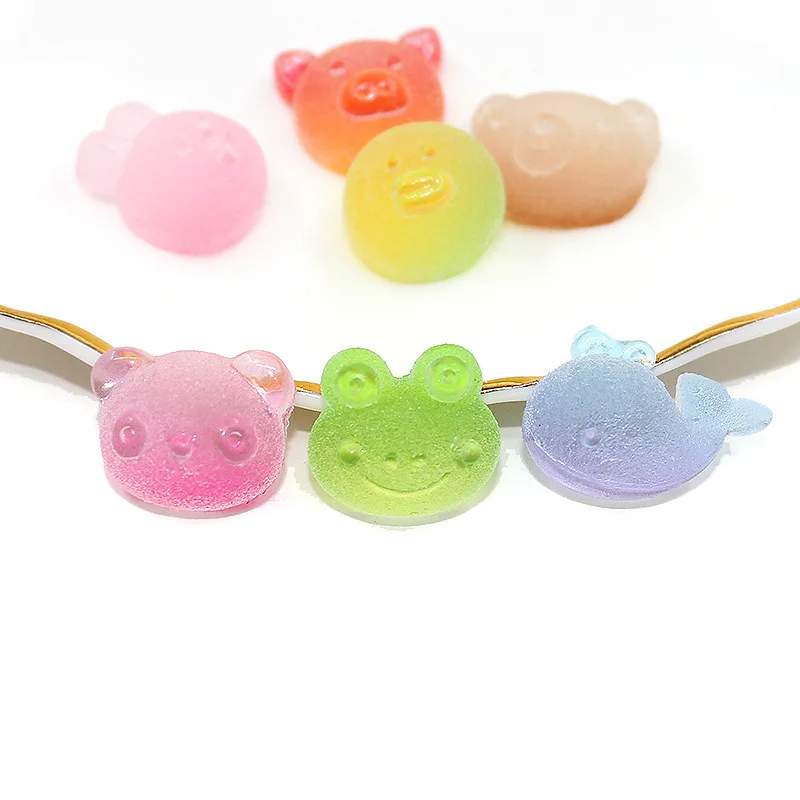 Добавки для слайма Boxi из смолы милые Подвески в виде животных Свинья медведь