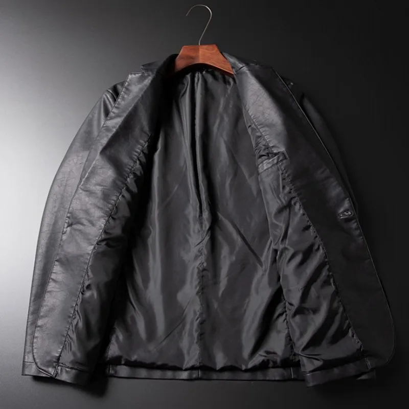 Весенне-осенний мужской блейзер приталенный деловой повседневный костюм из